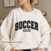 soccer mom hoodie sweatshirt for soccer fans game day shirt unique gift for soccer mums sports apparel 5mwol