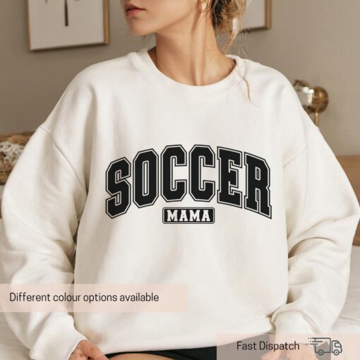 soccer mom hoodie sweatshirt for soccer fans game day shirt unique gift for soccer mums sports apparel 5mwol