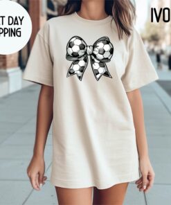 soccer mom shirt comfort colors bow design cute game day t shirt for sports moms aesthetic soccer apparel fudbr