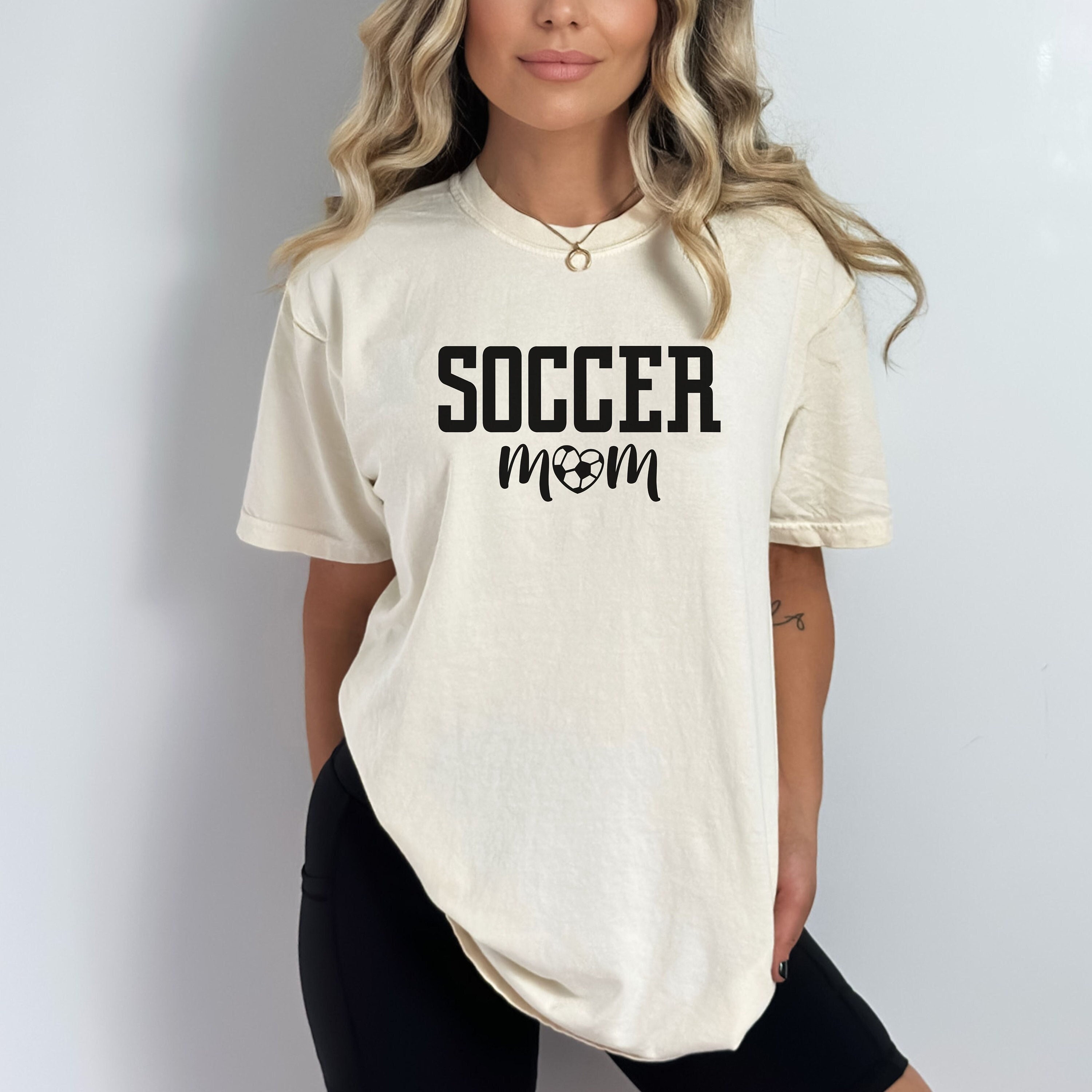 soccer mom shirt cute mama tee unique gift for mom funny soccer mom t shirt perfect for soccer games and events d147o