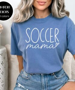 soccer mom shirt cute oversized tee gift for soccer moms comfort colors t shirt perfect for game day v8fzw