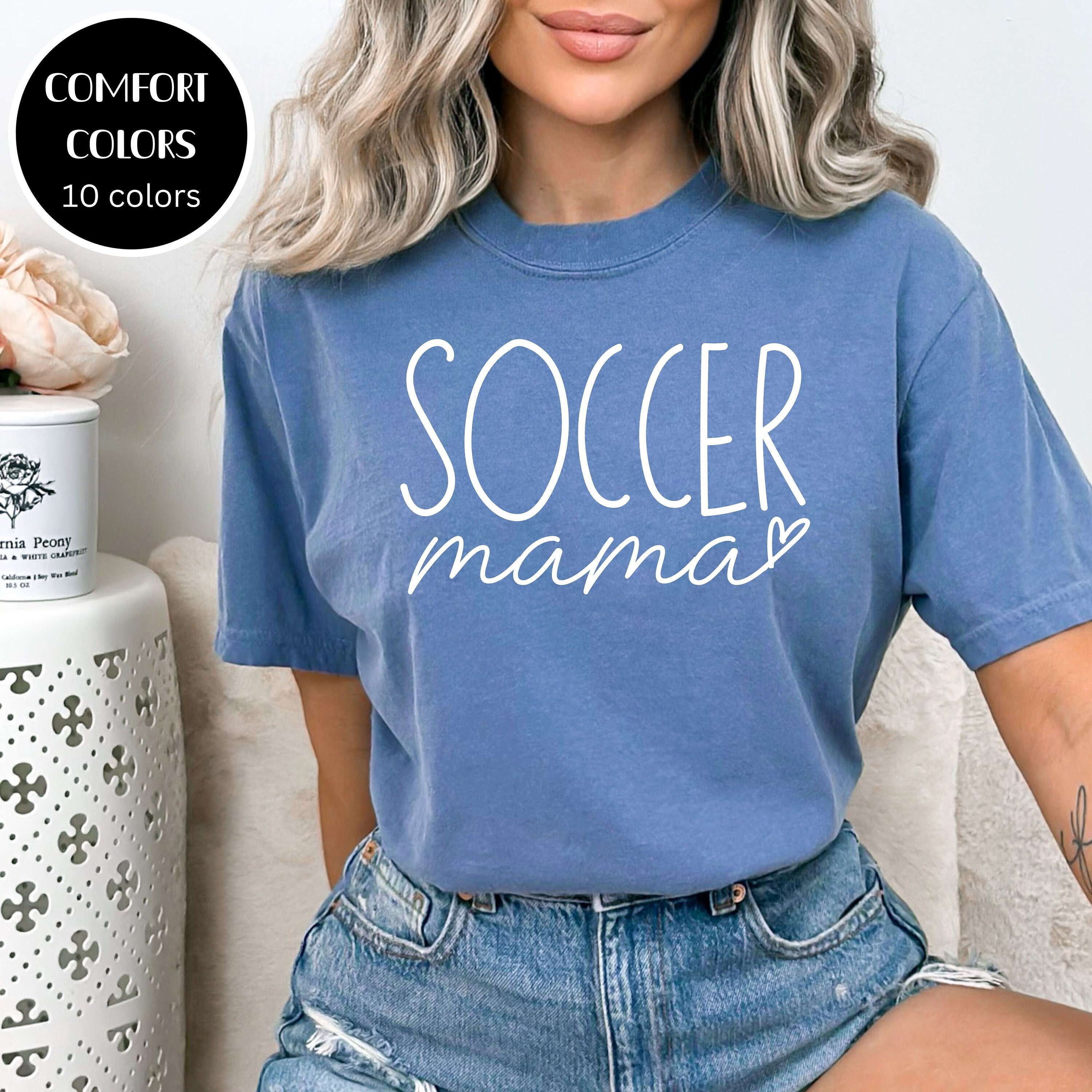 soccer mom shirt cute oversized tee gift for soccer moms comfort colors t shirt perfect for game day v8fzw scaled
