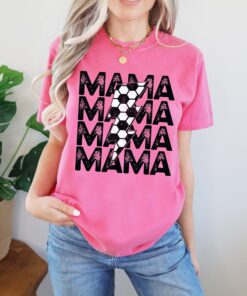 soccer mom shirt for game day soccer mama life gift comfort colors soccer coach shirt for soccer season otspw