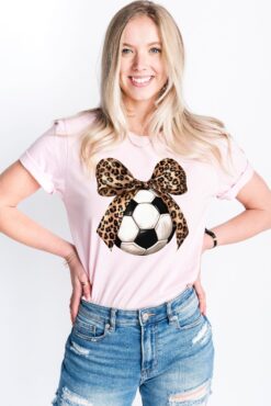 soccer mom shirt with bow aesthetic game day t shirt sports mom sweatshirt for women vintage soccer style 5s398 scaled