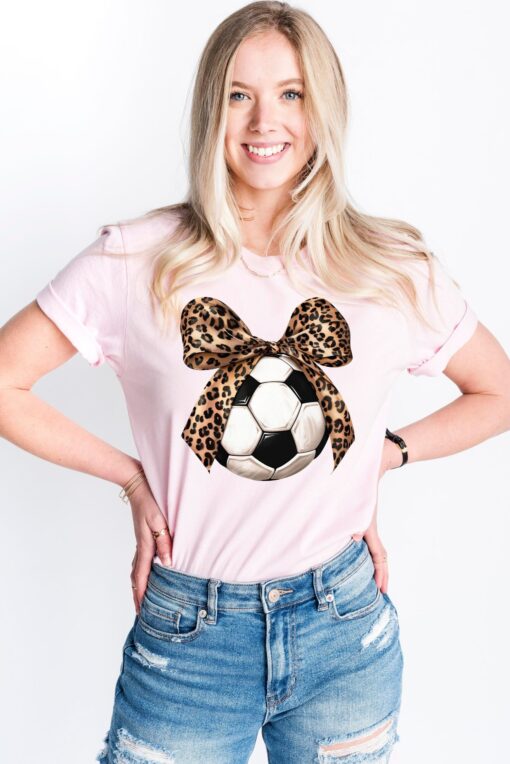 soccer mom shirt with bow aesthetic game day t shirt sports mom sweatshirt for women vintage soccer style 5s398 scaled