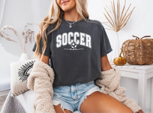 soccer mom shirt with heart design cute soccer lover t shirt for soccer girls perfect for soccer gifts and events ekbvb