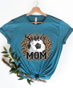 soccer mom shirt with leopard print for game day best mom ever shirt for mothers day unique personalized gift gwmkw