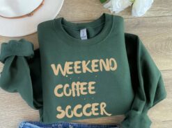 soccer mom sweatshirt for game day weekend coffee soccer shirt womens athletic apparel lwcrm