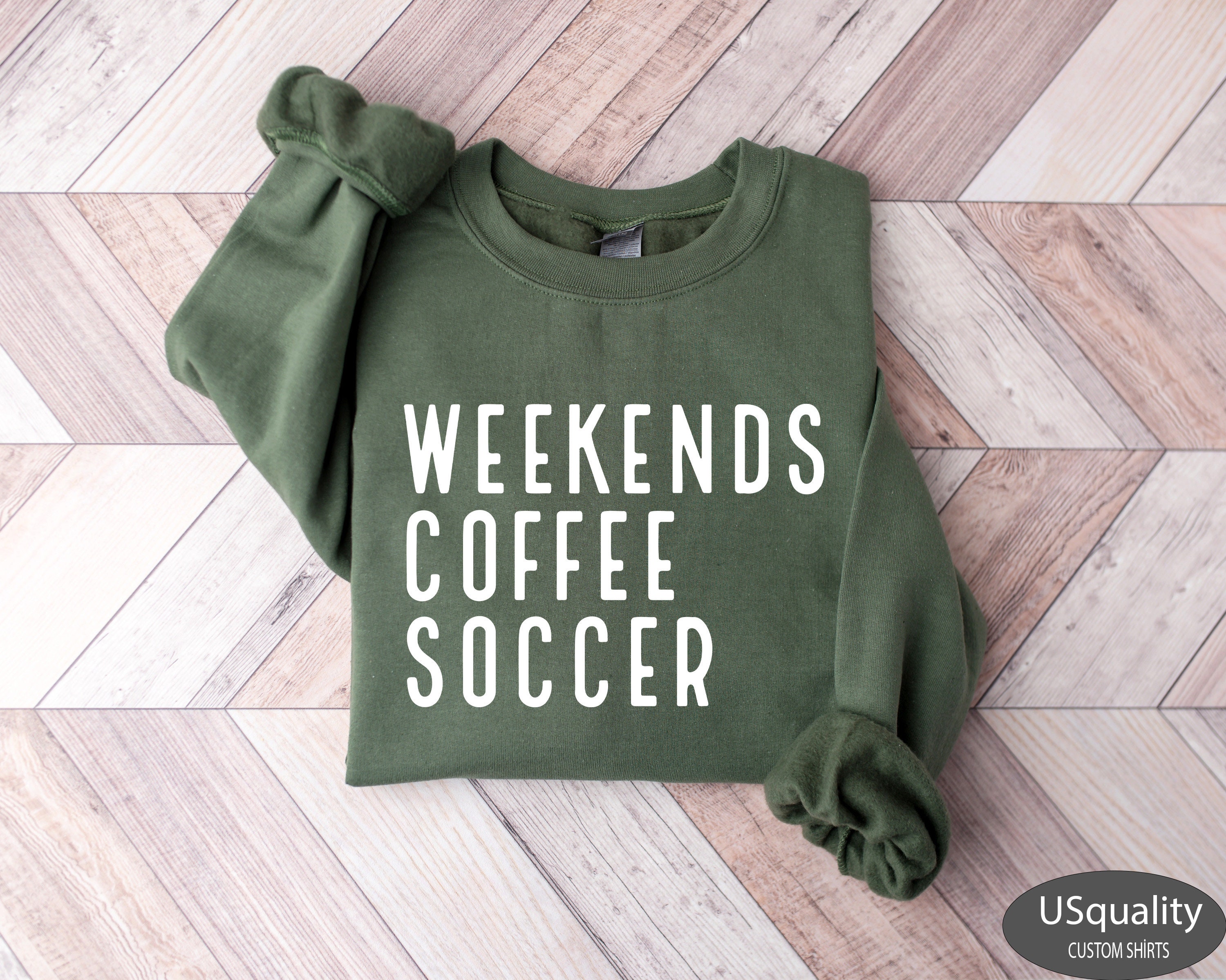 soccer mom sweatshirt for women weekend game day coffee lover casual wear w3pwl scaled