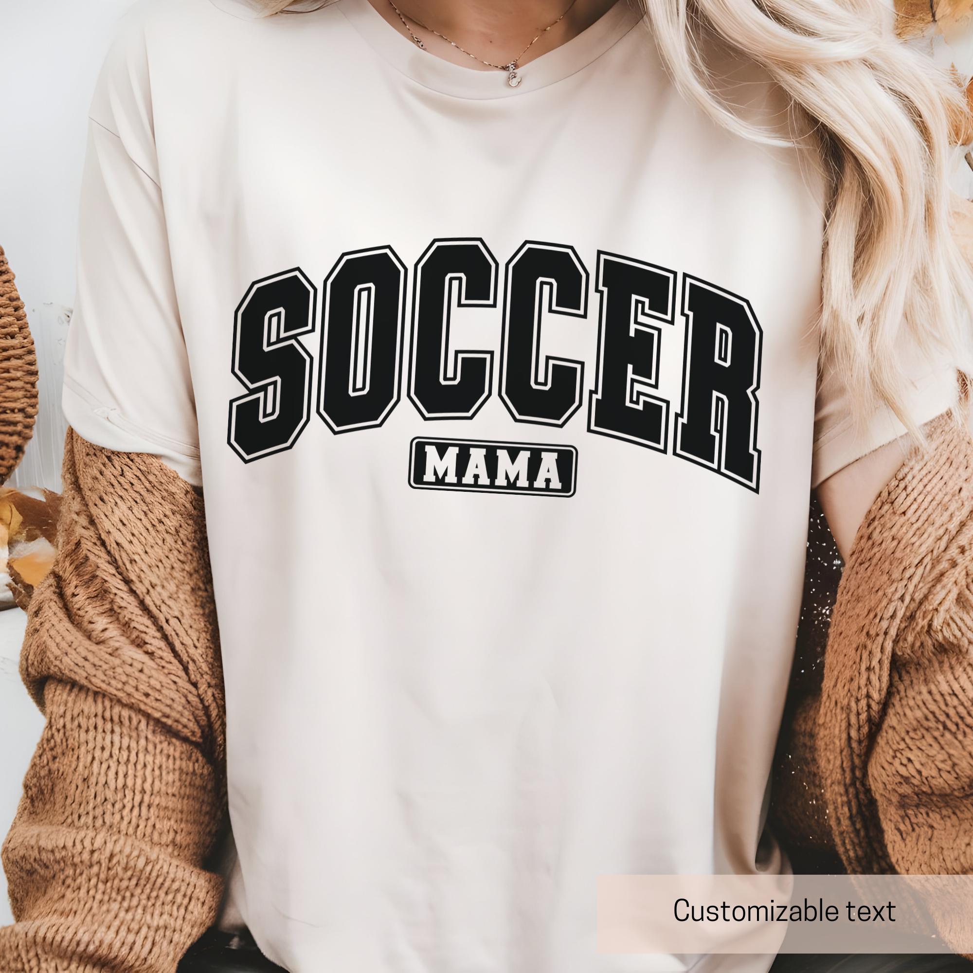 soccer mom t shirt for game day soccer mama shirt sports tee for soccer fans unique gift for soccer moms suhow