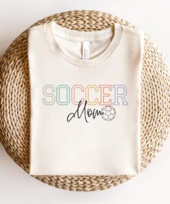 soccer mom t shirt retro style cute colorful tee for boy moms and girl moms trendy mom life shirt jmqz7