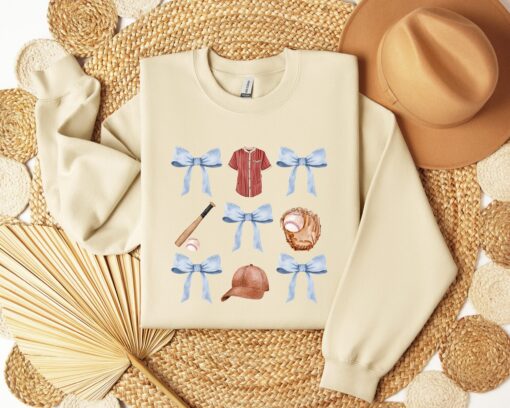 soft girl aesthetic baseball shirt with blue bow for moms perfect for baseball day and everyday wear osbio scaled