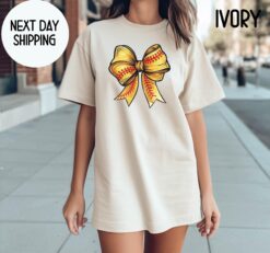 softball mom shirt game day tee cute softball bow design for fall sports best mom ever gift qepe8