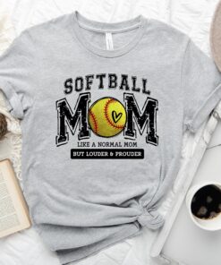 softball mom shirt like a normal mom but louder prouder funny t shirt for sports mama mothers day gift ughu5