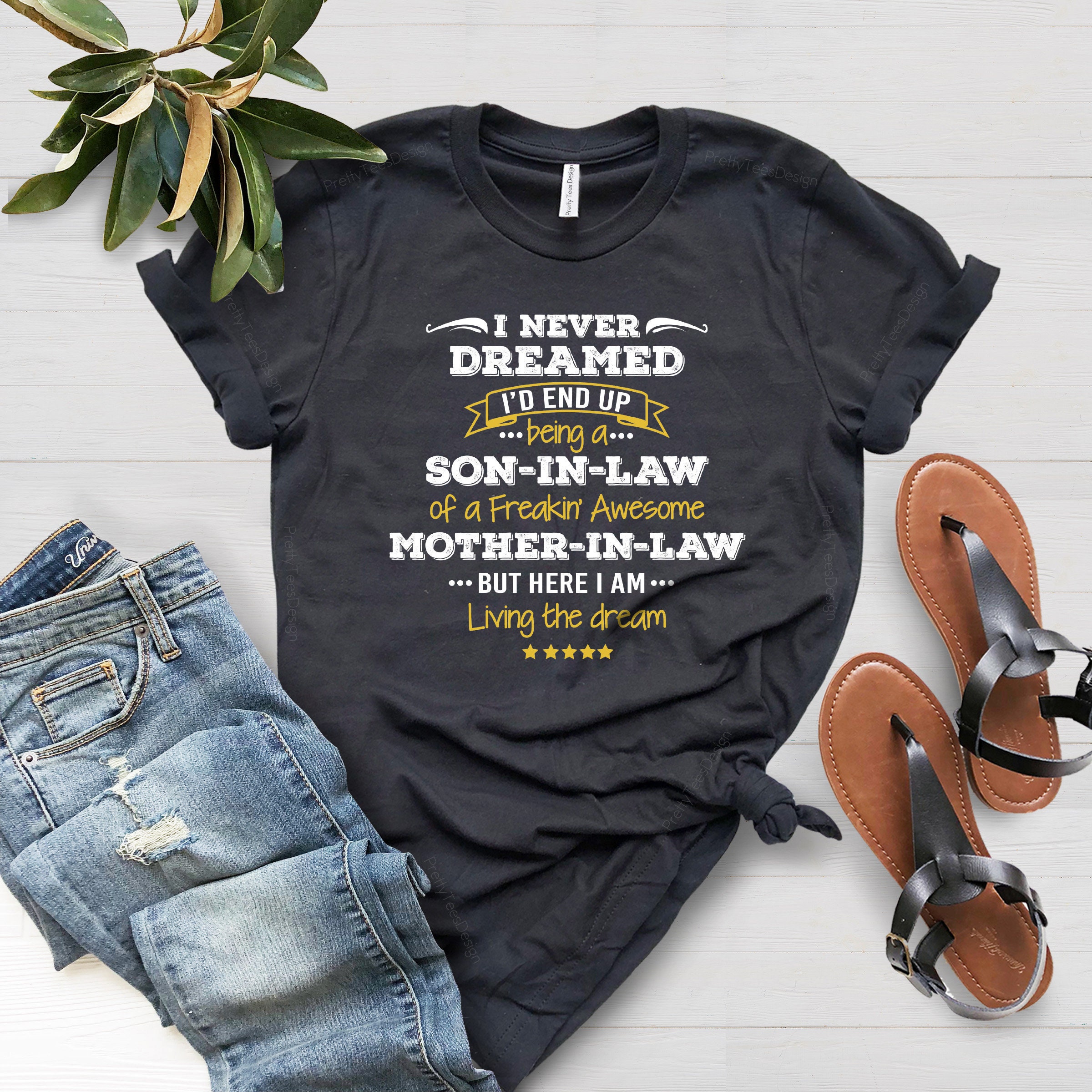 son in law shirt i never dreamed id be a son in law of an awesome mother in law funny t shirt for son in law gifts