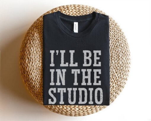 sound engineer shirt ill be in the studio funny audio producer t shirt recording artist tee for creators and directors qu5eq