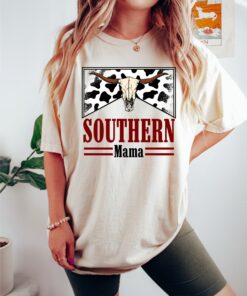 southern mama shirt for country moms funny bull t shirt western boho style mothers day gift best mom ever shirt dmnb7