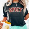 spicy varsity tee shirt for women oversized cute sassy t shirt trendy comfort colors varsity girls shirt 35jtg scaled