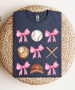 sports mom baseball shirt game day t shirt with bow unique gift for mom baseball fan cute mom life shirt lzhow