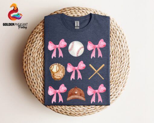 sports mom baseball shirt game day t shirt with bow unique gift for mom baseball fan cute mom life shirt lzhow scaled