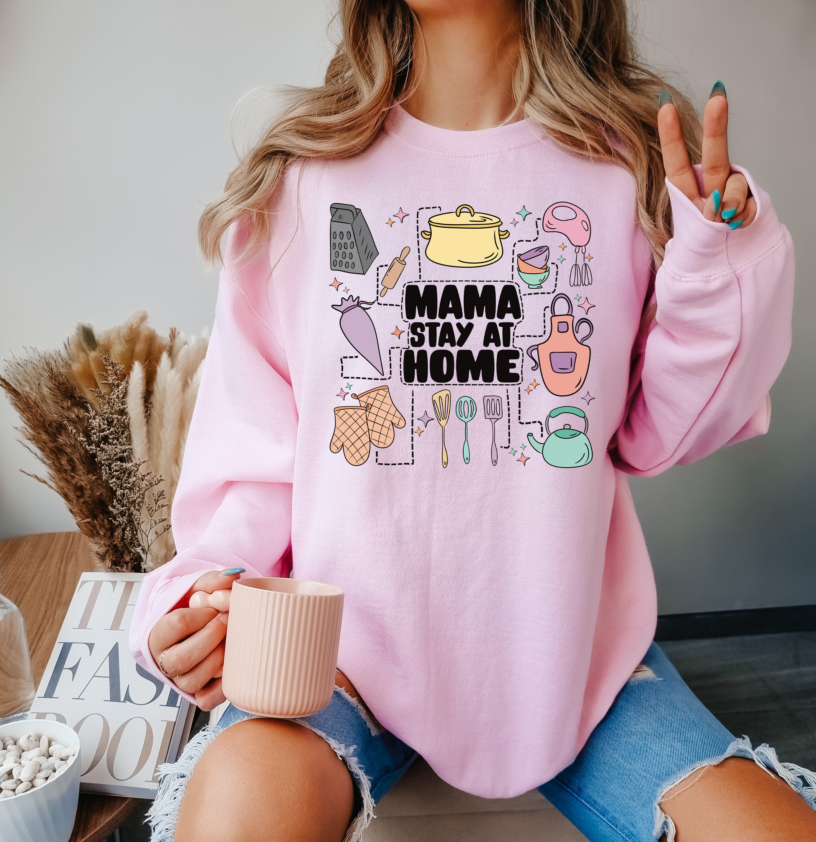 stay at home mama shirt funny mom life tee trendy kitchen mama sweatshirt best mom ever gift for mothers day 7wllx scaled