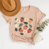 strawberry shirt for summer cottage aesthetic cute fruit tee perfect for strawberry festivals and cottagecore style wldjg