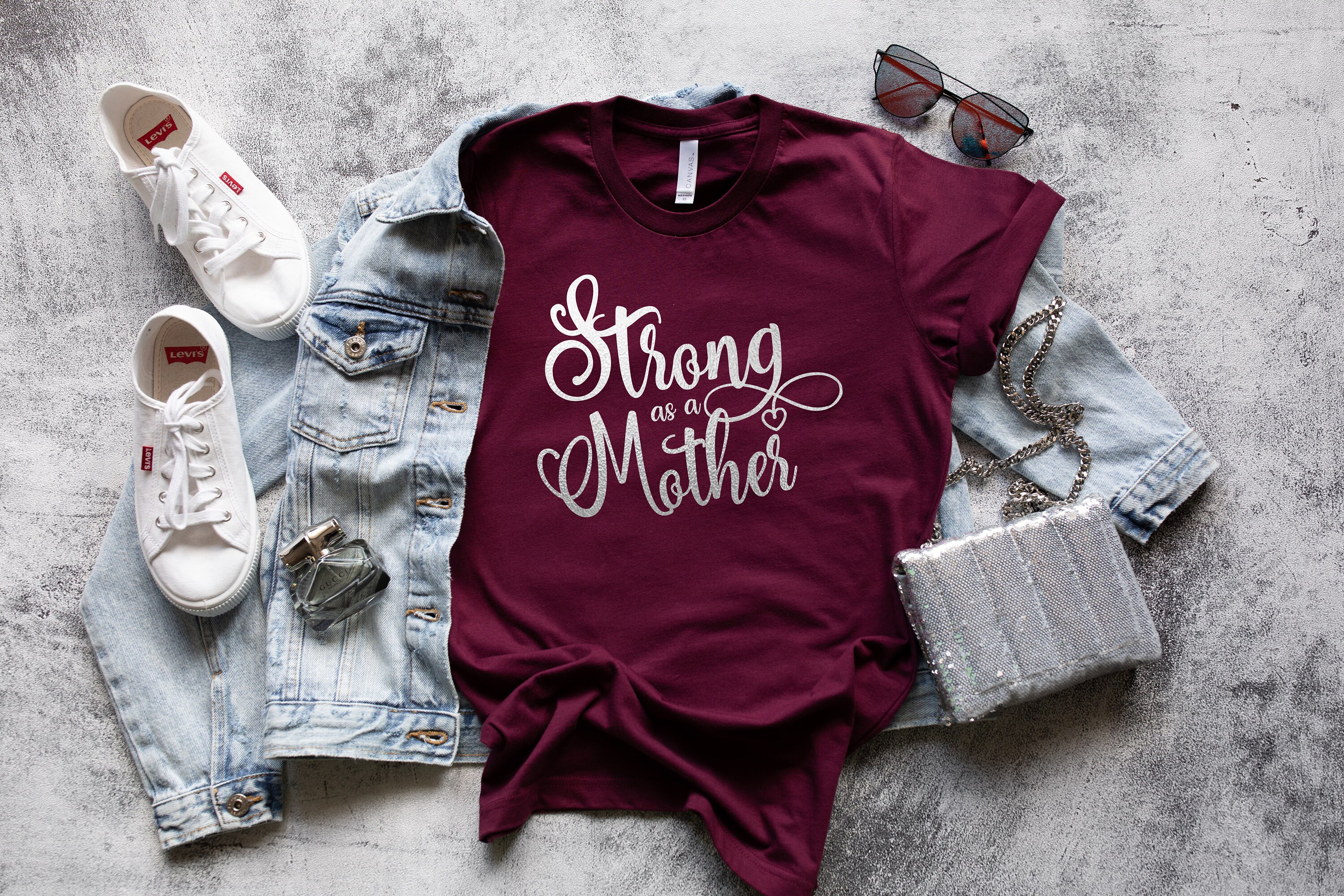 strong as a mother shirt for moms mom life t shirt mothers day gift funny mom shirt mom to be tee unique mom shirts qjije scaled