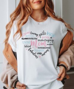 strong mom shirt for mothers day cute t shirt for best new mama unique gift for wife and mother scfba