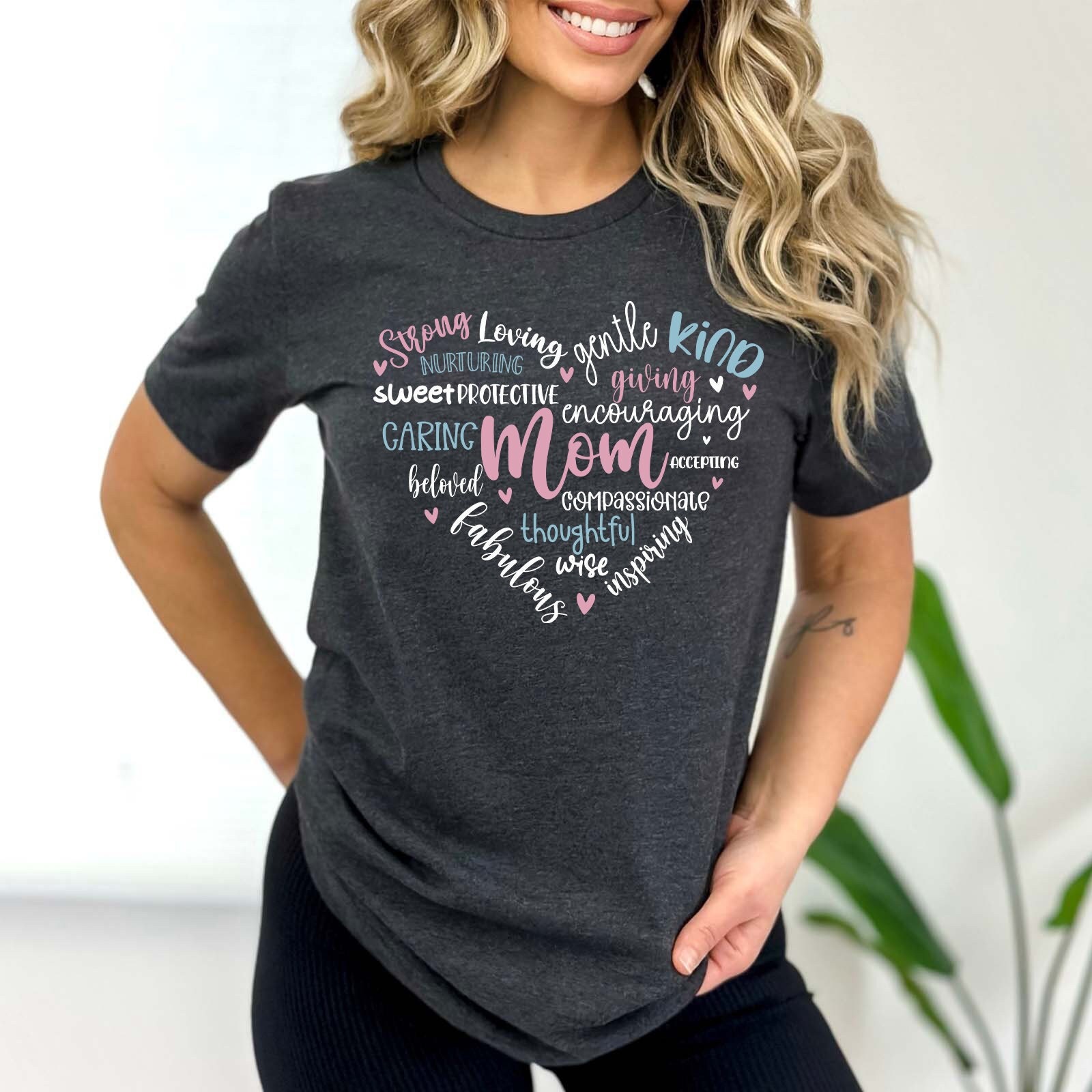 strong mom shirt for mothers day cute t shirt for best new mama unique gift for wife and mother siwtn