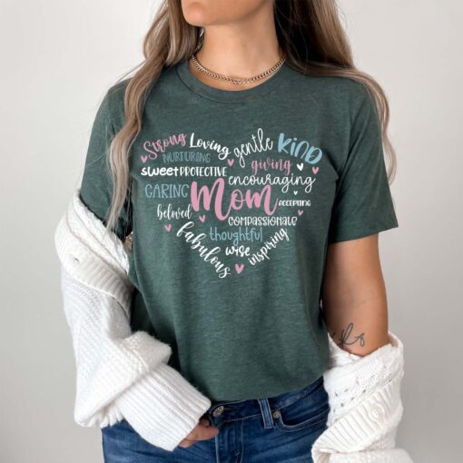 strong mom shirt for mothers day cute t shirt for best new mama unique gift for wife and mother ufuki