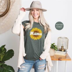 sunflower mama shirt floral design cute mom life shirt for mothers day birthday gift new mom womens clothing 7uqdp