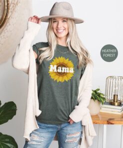 sunflower mama shirt floral design cute mom life shirt for mothers day birthday gift new mom womens clothing 7uqdp