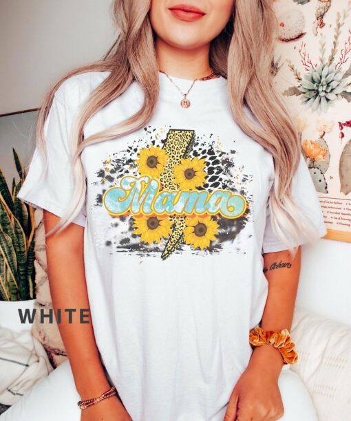sunflower mama t shirt for mom mothers day cute mom shirt vintage style best mom ever tee ispnl scaled