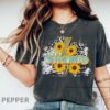 sunflower mama t shirt for mom mothers day cute mom shirt vintage style best mom ever tee w7rmm