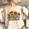Sunflower Nana Sweatshirt for New Grandmother Est 2024 Pregnancy Announcement and Baby Reveal Gift