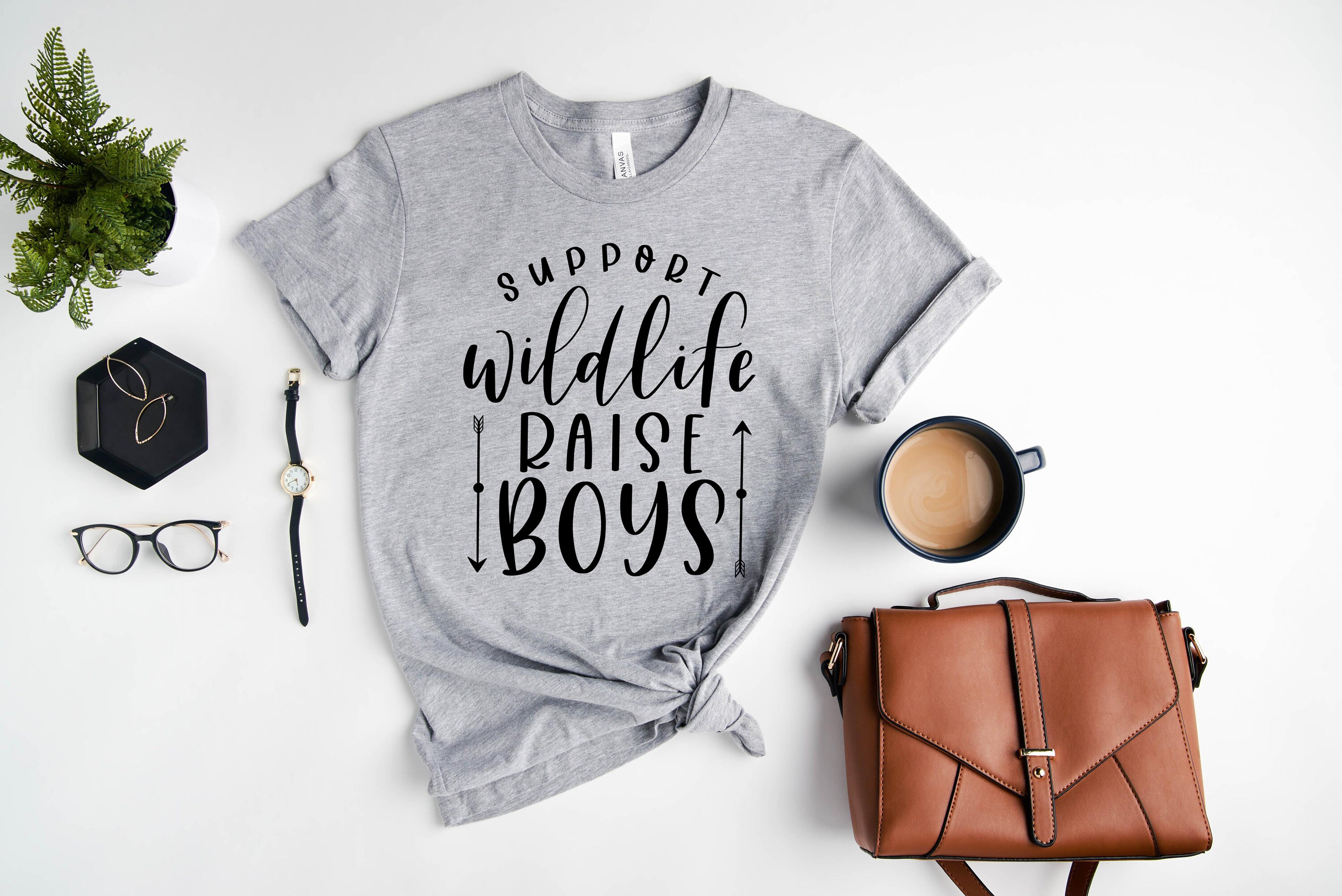 support wildlife mom of boys shirt funny mom life tee for mothers day unique gift for cool moms rvvcn scaled