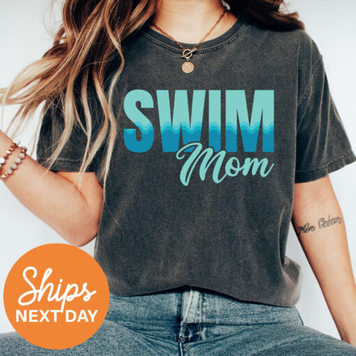 swim mom shirt for swim meets and practice swim team t shirt summer sports pool outfit for swimming moms gql1o