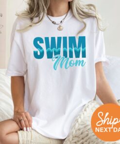 swim mom shirt for swim meets and practice swim team t shirt summer sports pool outfit for swimming moms m81uh