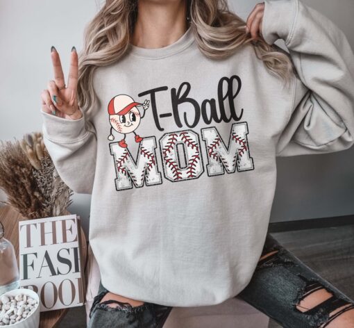 t ball mama sweatshirt for game day cute baseball mom shirt ideal sports mom gift and t ball mom apparel ze4mk scaled