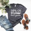 take me out to the ball game womens baseball t shirt sports lover game day tee for baseball fans toizb