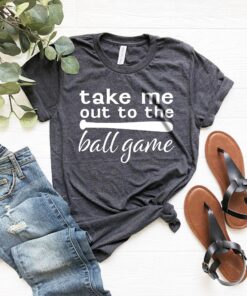 take me out to the ball game womens baseball t shirt sports lover game day tee for baseball fans toizb