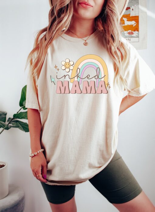 tattooed mama shirt for mom life retro ink design perfect for mothers day unique gift for tattooed moms nj7hn