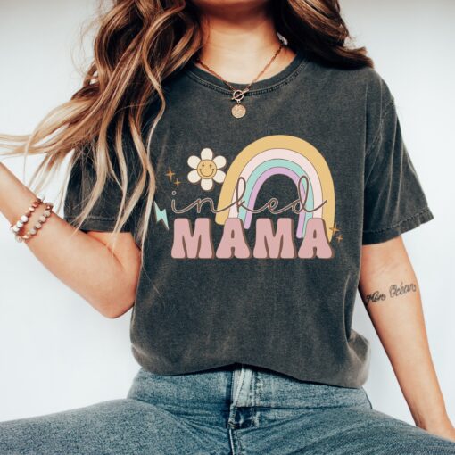 tattooed mama shirt for mom life retro ink design perfect for mothers day unique gift for tattooed moms r30pv