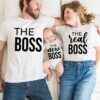 the boss t shirt for dad funny fathers day shirt matching family daddy and me gift unique dad life shirt ixnrq scaled