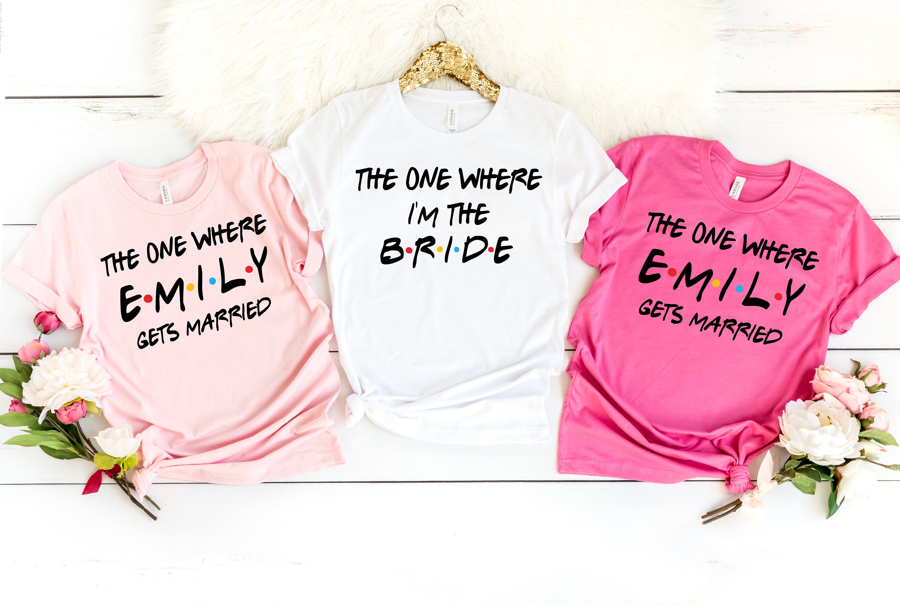 the one where im the bride shirt for wedding party maid of honor and bridesmaid friends theme t shirt 2yfjz scaled