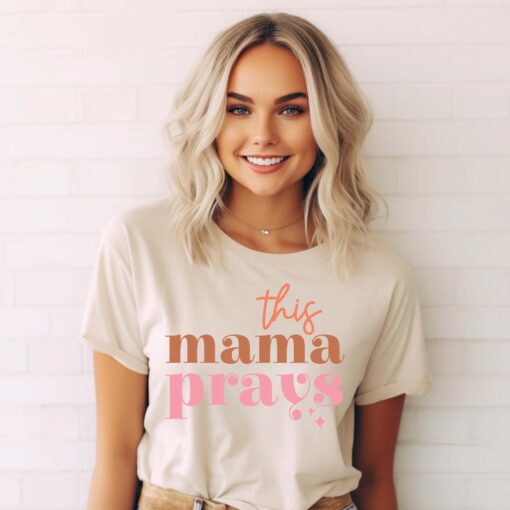this mama prays t shirt for christian moms cute mothers day shirt religious mom gift praying mama tee k8rcu