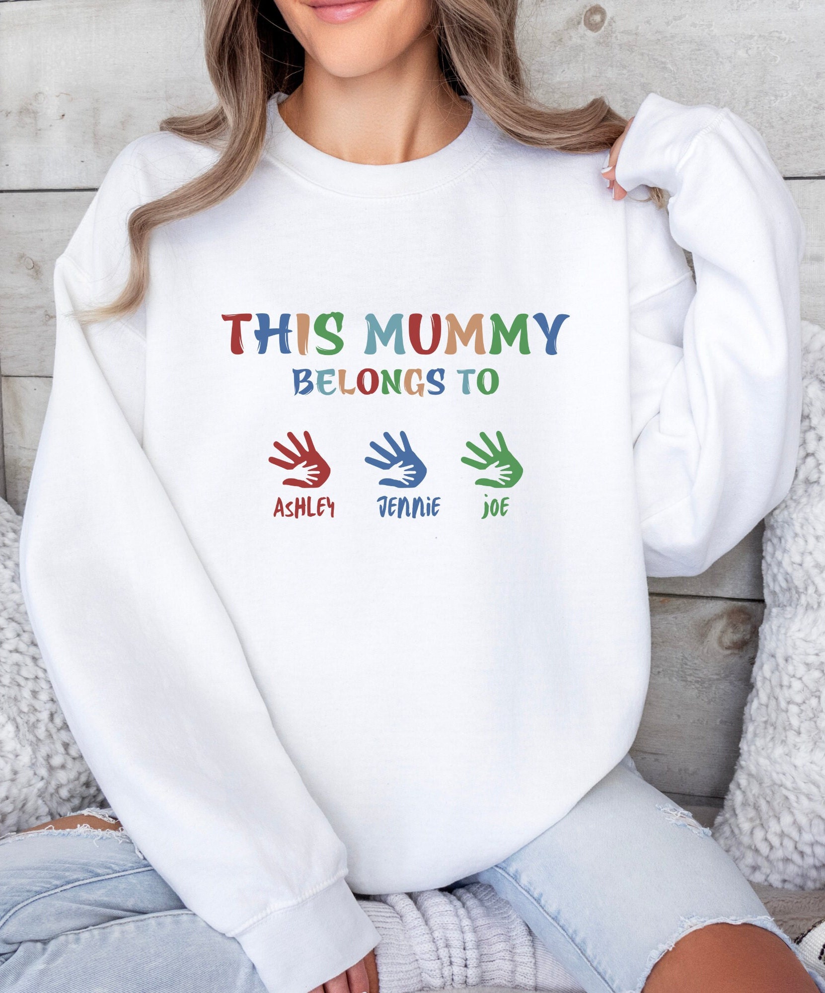 this mummy belongs hoodie personalized mom gift for mothers day custom mama hoodie new mom birthday shirt v89na