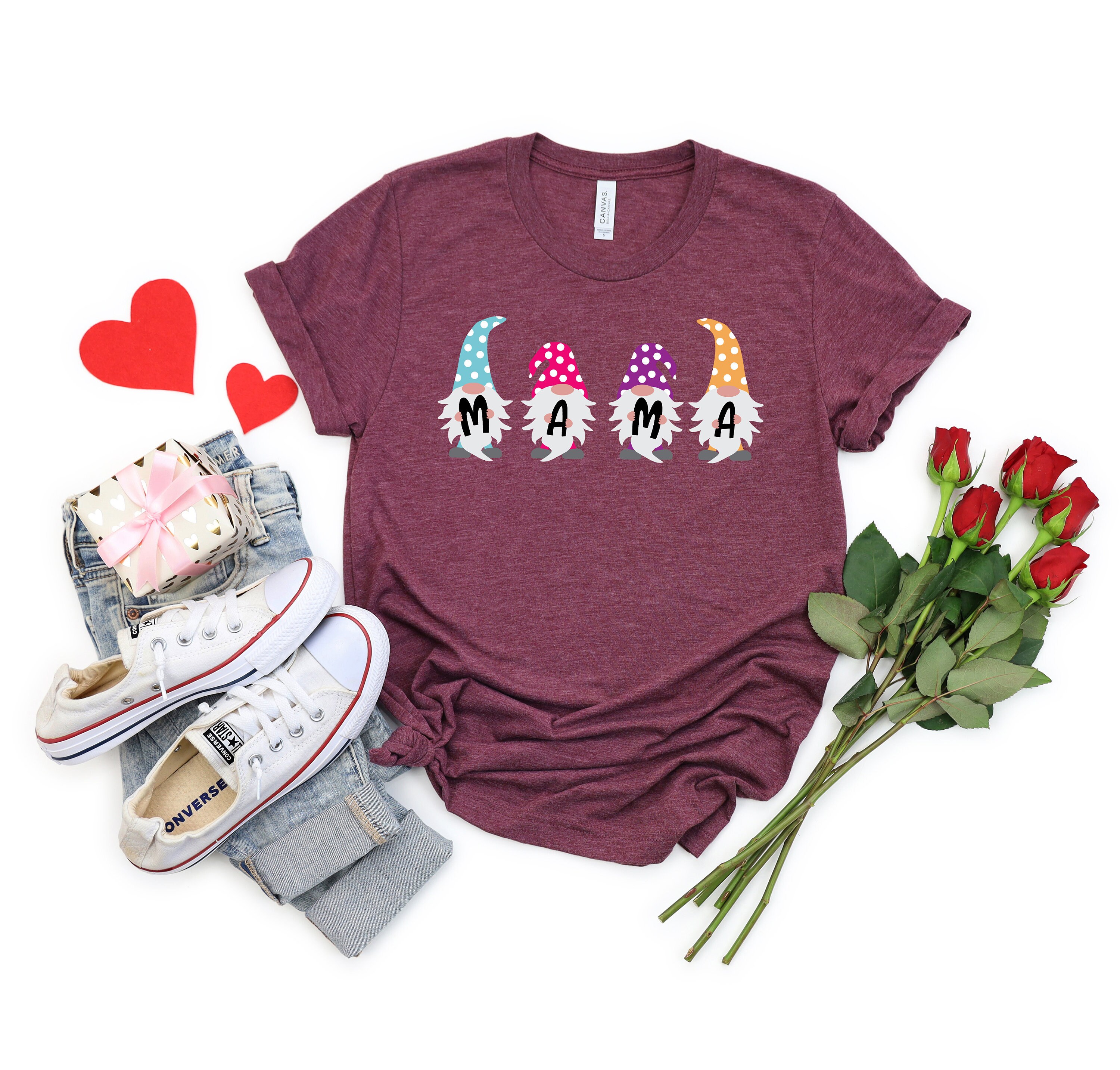 three gnomes mom shirt for mothers day new mom gift baby announcement cute mom life t shirt qc9sm scaled