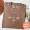 tini martini birthday shirt for mom vintage style comfort colors a tini bit older party tee k8x3d