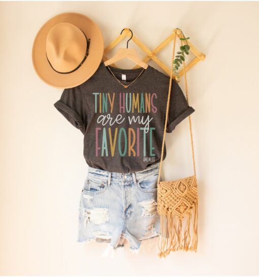 tiny humans are my favorite shirt for moms funny mom life t shirt cute toddler mom tee best mom ever shirt muson